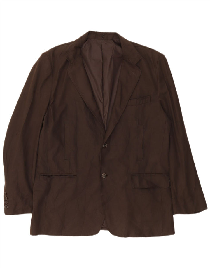 Giacca blazer da uomo a 2 bottoni Zara EU 54 XL Marrone