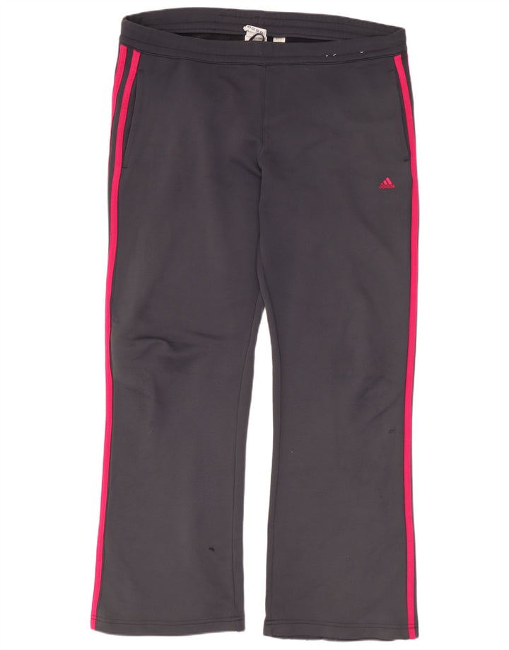 Pantaloni da tuta da donna Adidas UK 16 Large Grigio Poliestere