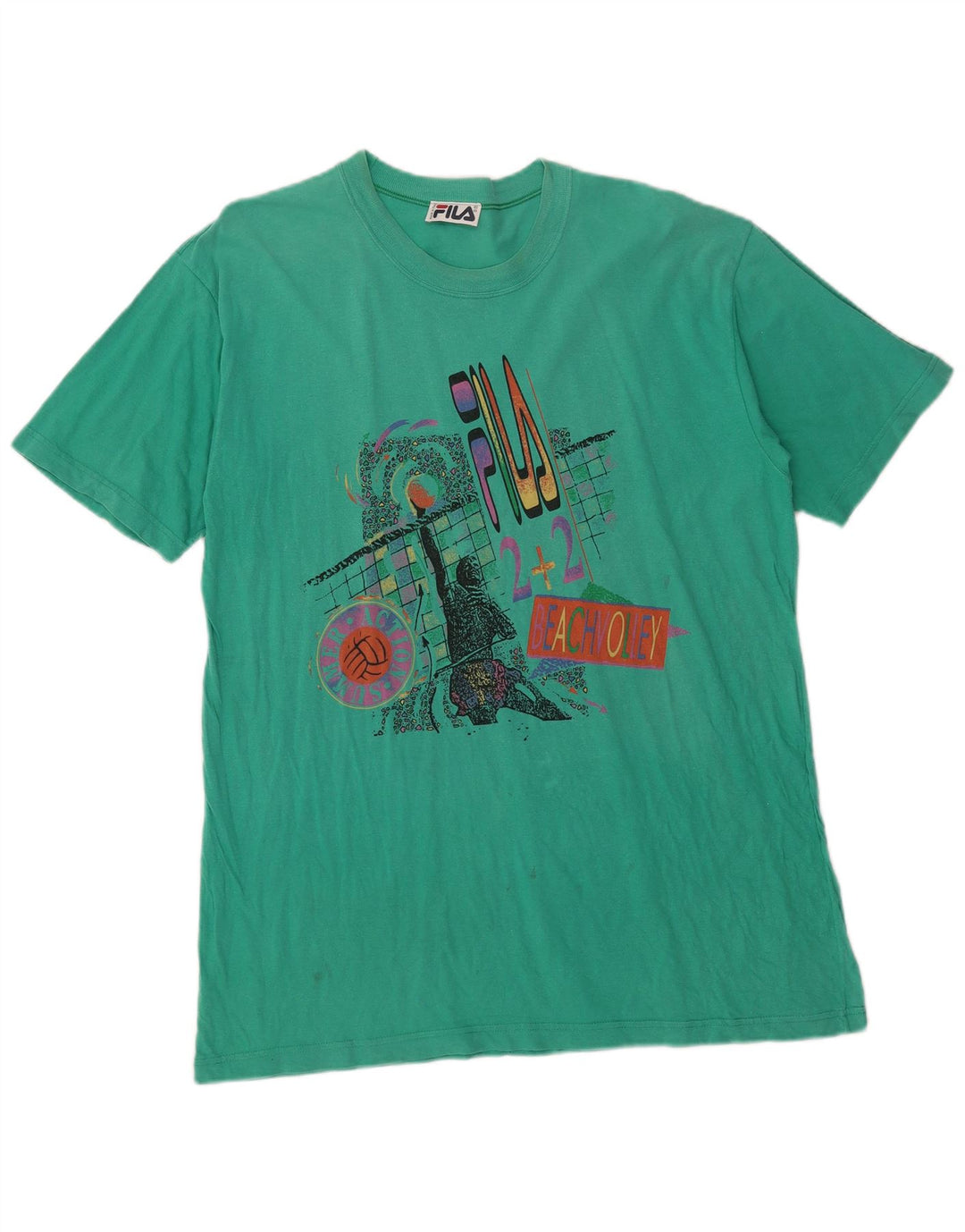 Maglietta grafica da uomo Fila Top XL Verde