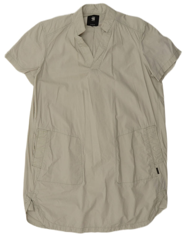 Abito a trapezio da donna G-Star UK 16 grande cotone verde