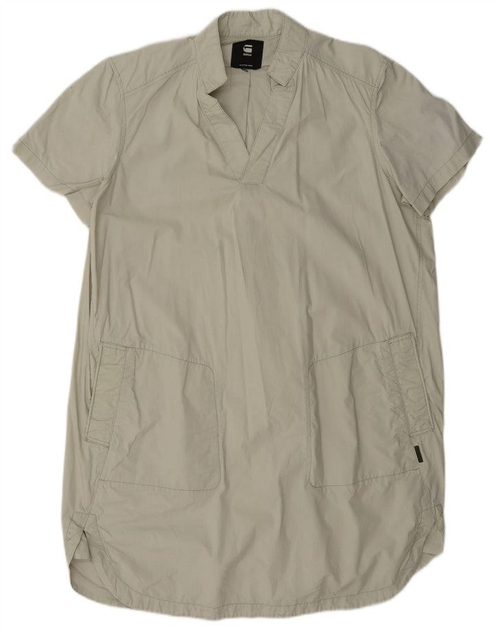 Abito a trapezio da donna G-Star UK 16 grande cotone verde