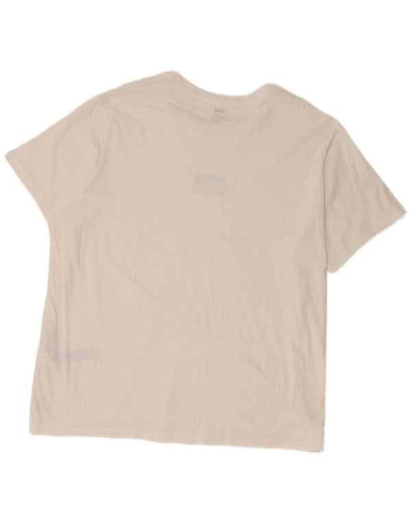 T-shirt da donna Levi's Top UK 20 2XL cotone bianco