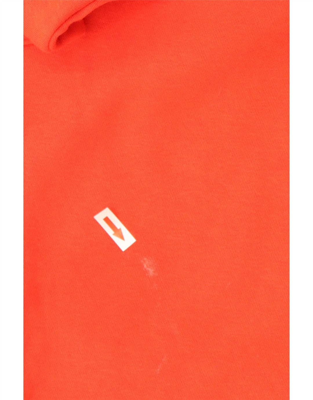 Felpa con grafica oversize da donna Adidas UK 8 Small Orange Cotton