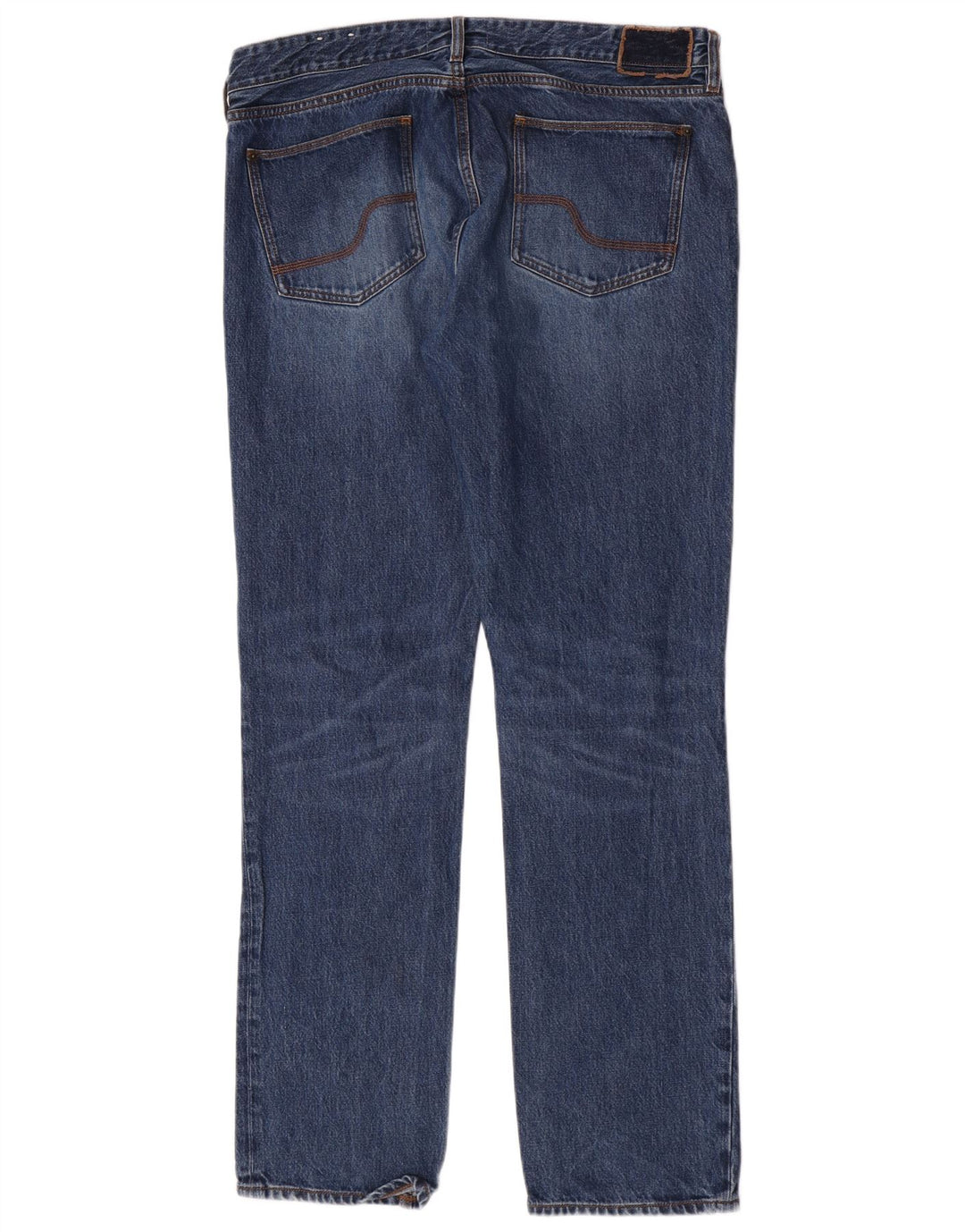 Jeans dritti da uomo Fat Face W38 L34 cotone blu