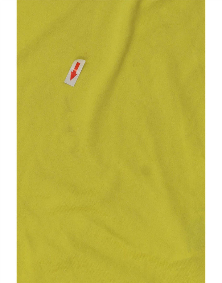 T-shirt Nike Dri Fit da uomo, piccola, in poliestere giallo
