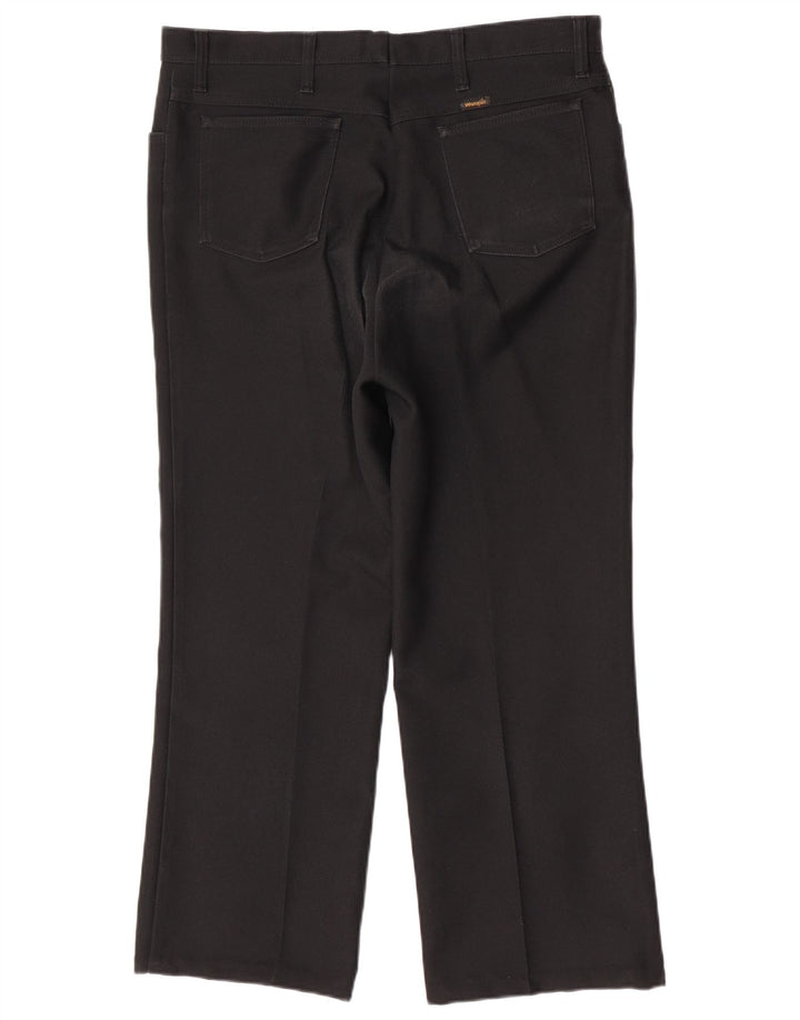 Pantaloni casual dritti da uomo Wrangler W42 L28 poliestere nero