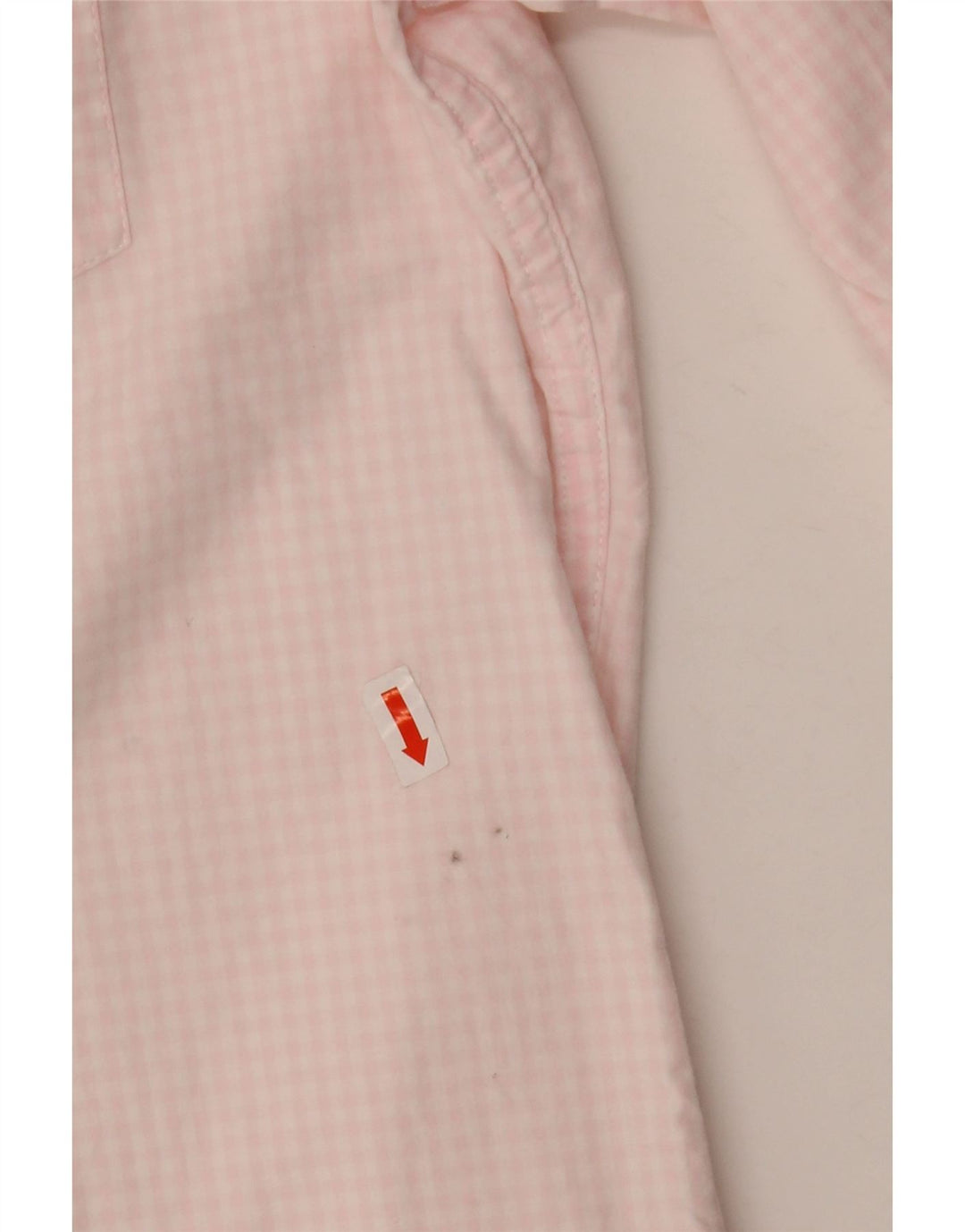 Camicia slim fit da uomo IZOD grande in cotone a quadretti rosa
