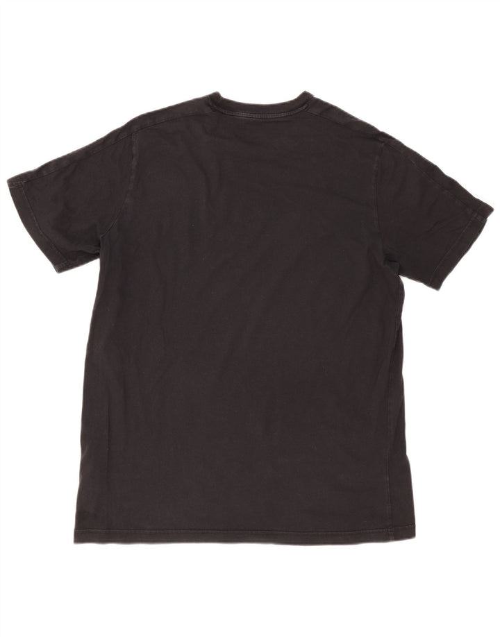 T-shirt Adidas da uomo Top Large in cotone nero