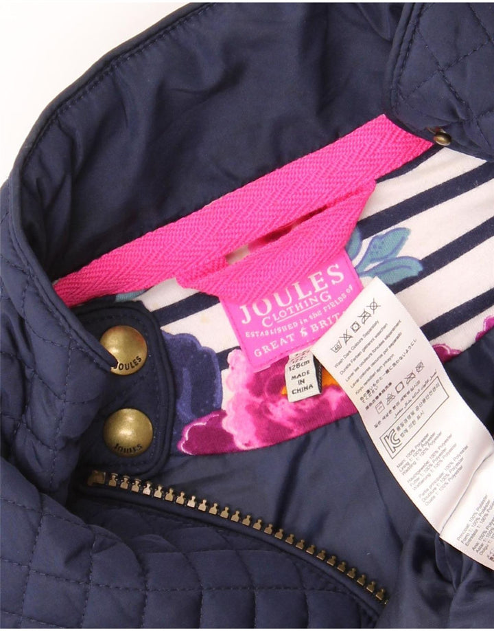 Gilet trapuntato per ragazze Joules 7-8 anni in poliestere blu navy