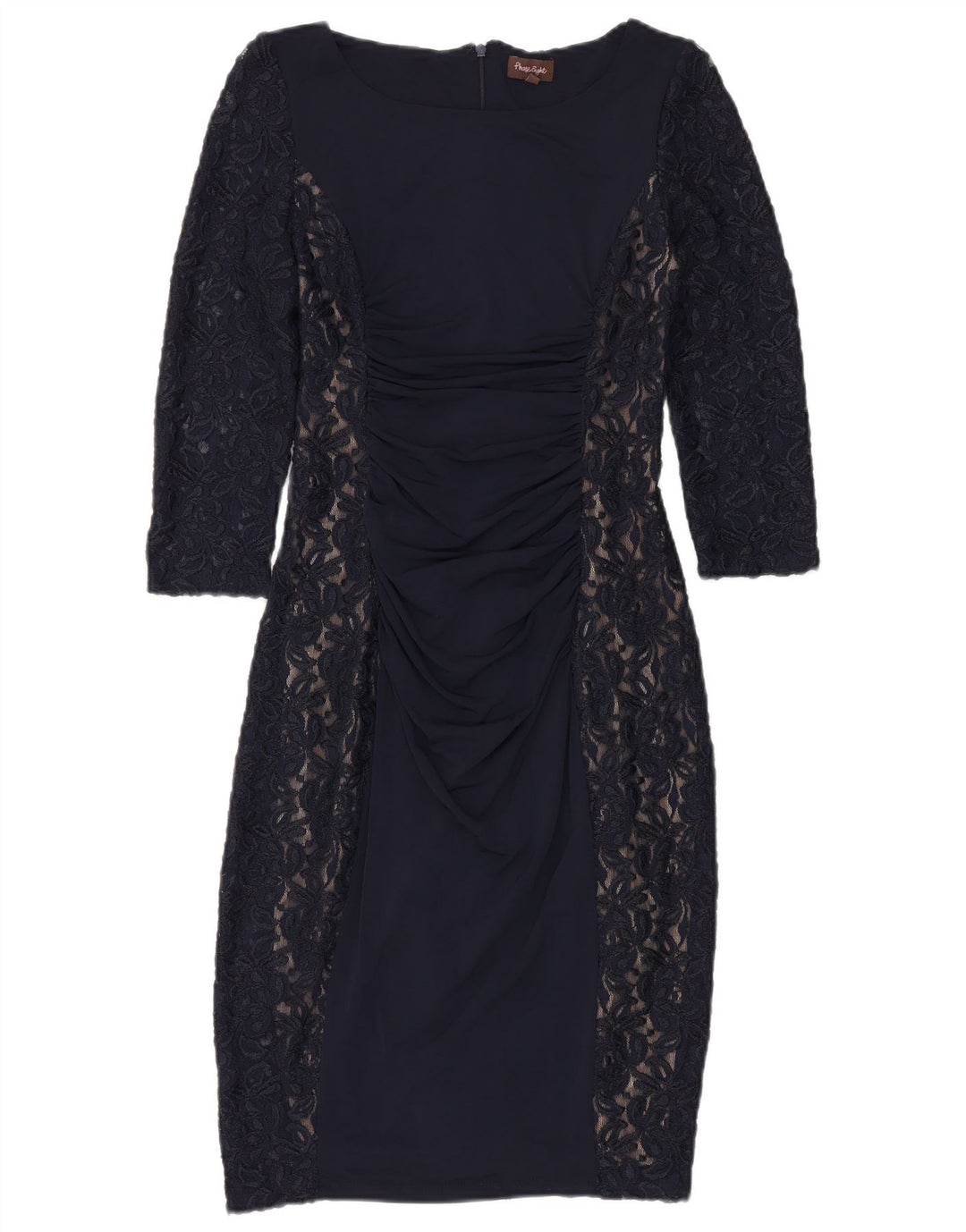 Abito aderente da donna con maniche a 3/4 Phase Eight UK 12 Blu navy medio