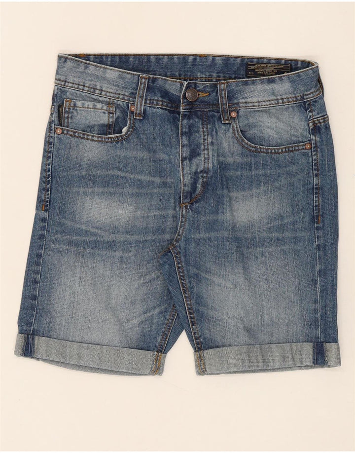 JACK & JONES Mens Denim Shorts Small W29  Blue Cotton Vintage Jack & Jones and Second-Hand Jack & Jones from Messina Hembry 