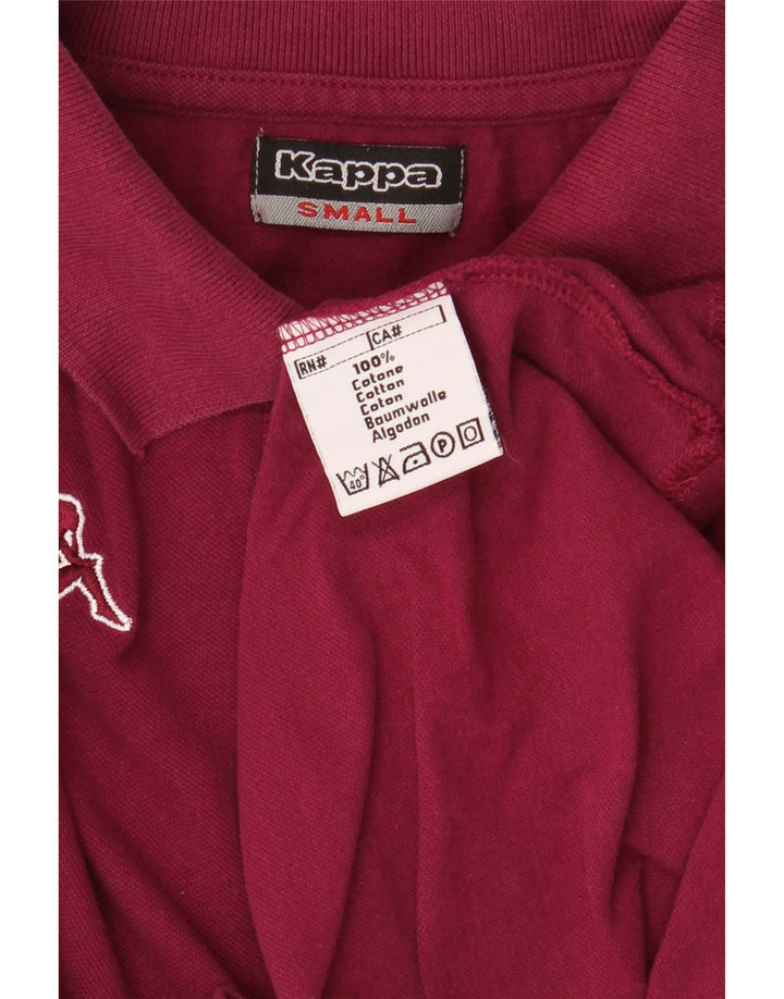 Polo Kappa Uomo Piccola Bordeaux In Cotone