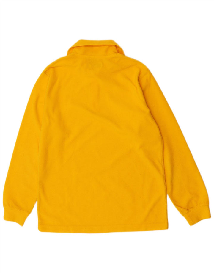 Maglione in pile da donna con collo con zip Invicta UK 10 piccolo giallo