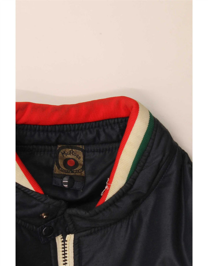 Giacca da corsa da uomo MCROSS UK 38 Medium Navy Blue Colourblock