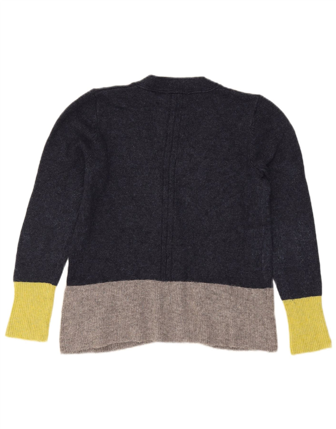 Maglione cardigan da donna White Stuff UK 12 Blocco colore blu navy medio
