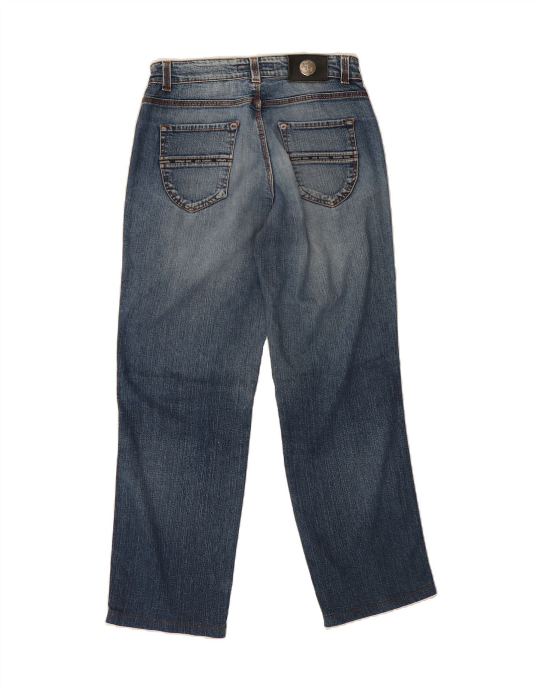 TRUSSARDI Mens Straight Jeans IT 48 Medium W32 L29 Blue Vintage Trussardi and Second-Hand Trussardi from Messina Hembry 