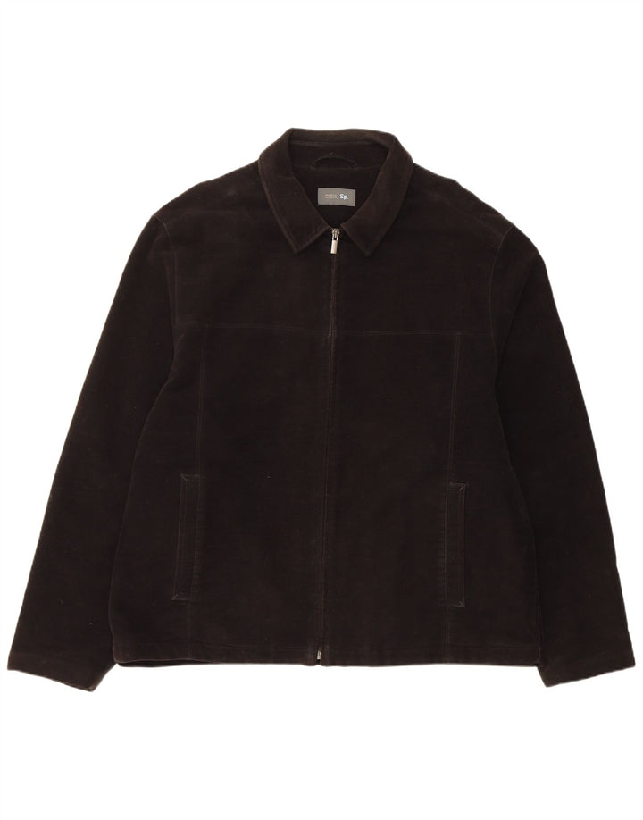 Giubbotto bomber da uomo Marks & Spencer UK 40 grande cotone nero