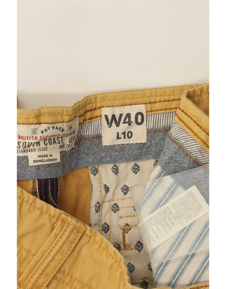 Pantaloncini cargo da uomo Fat Face W40 XL in cotone beige