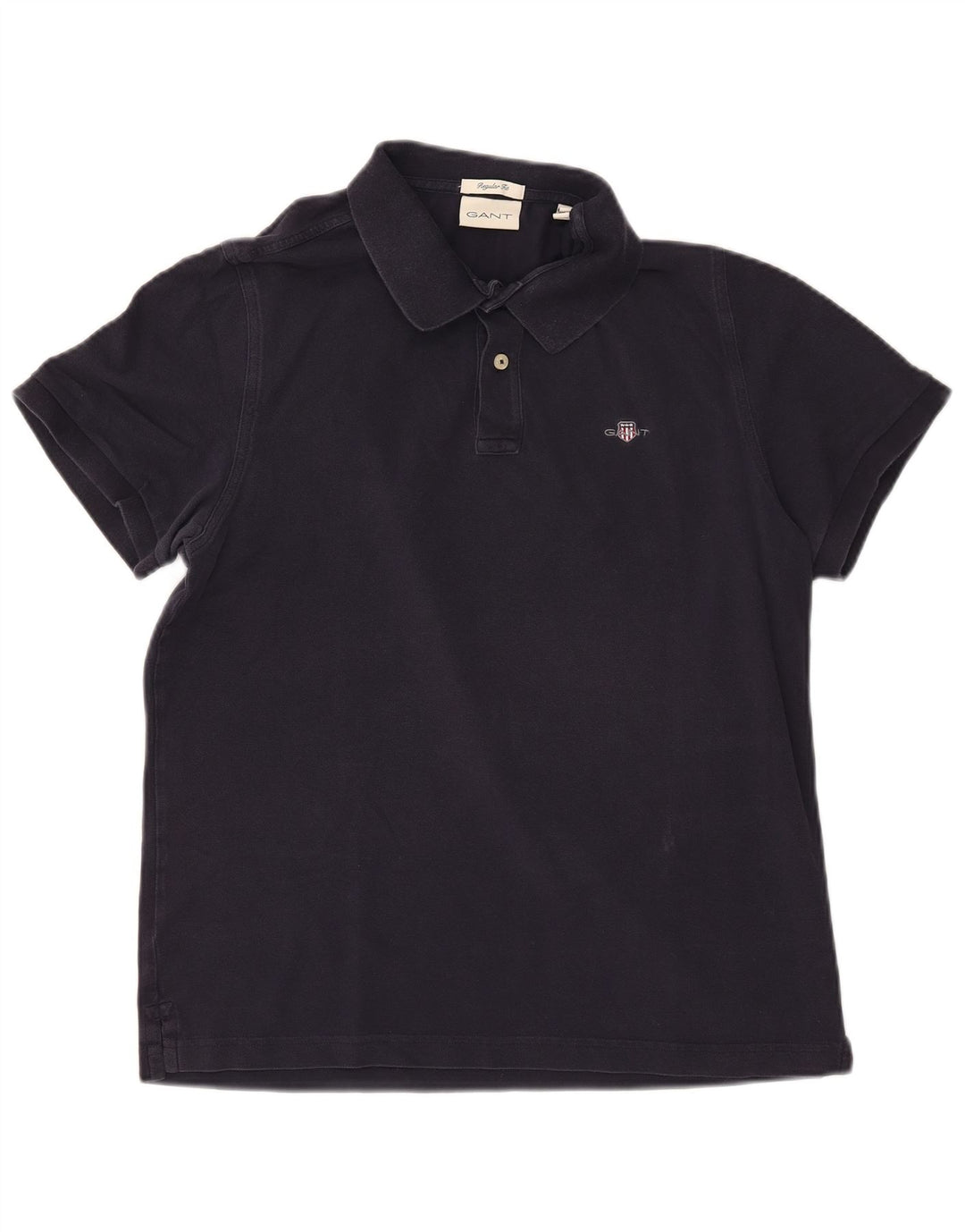 Polo Gant da uomo vestibilità regolare, taglia grande, in cotone blu navy