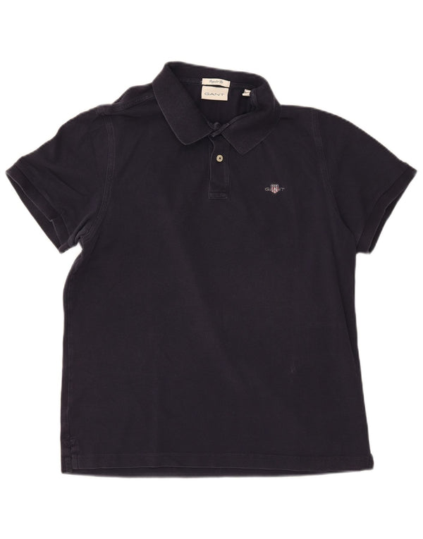 Polo Gant da uomo vestibilità regolare, taglia grande, in cotone blu navy