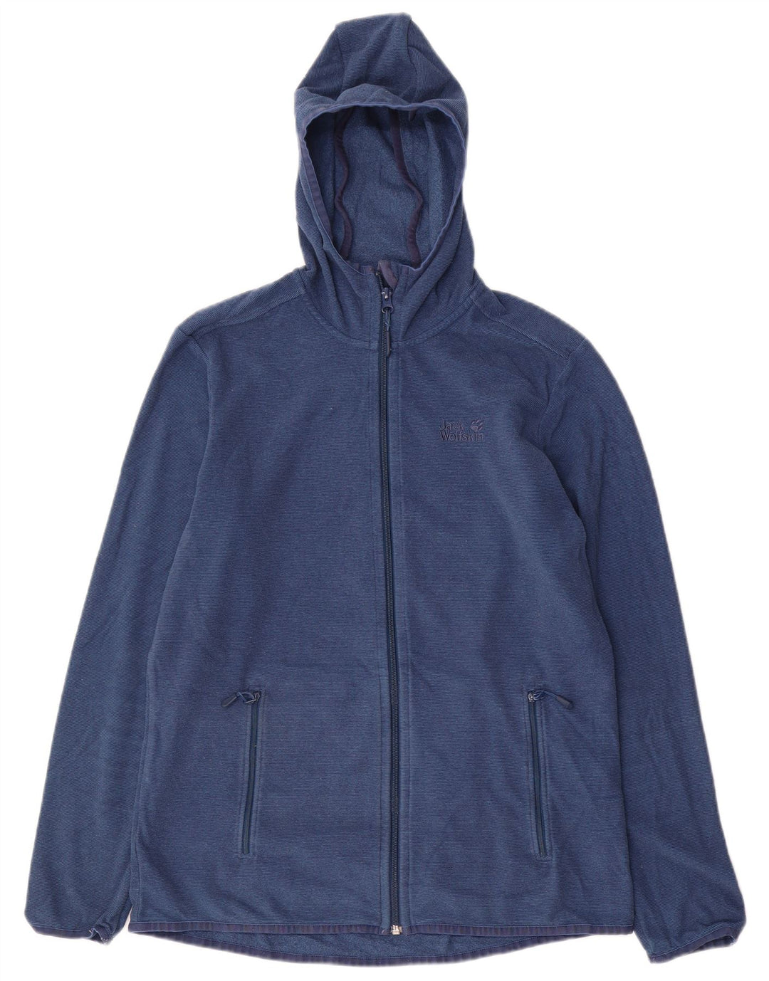 Giacca da ginnastica con cappuccio da uomo Jack Wolfskin UK 40 medio blu navy