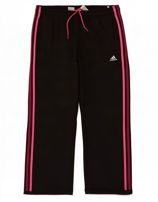 Pantaloni da tuta da donna Adidas UK 12 Medium Nero Poliestere