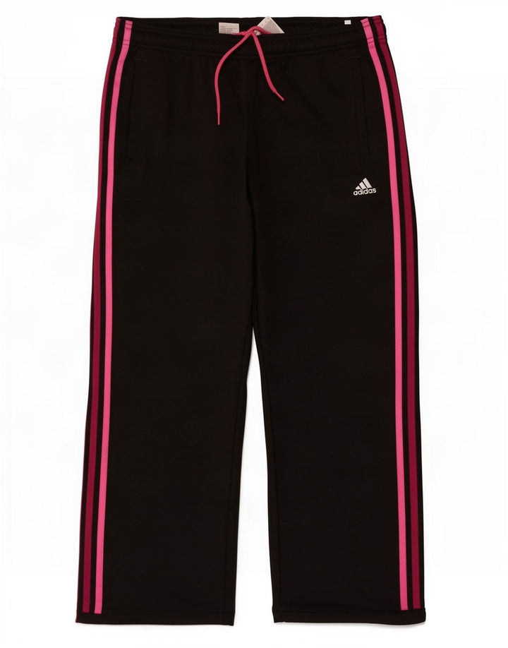 Pantaloni da tuta da donna Adidas UK 12 Medium Nero Poliestere