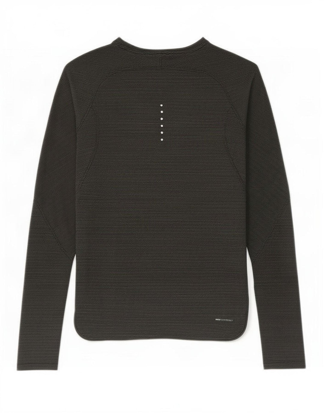 Maglia Nike da uomo a manica lunga piccola in poliestere a righe kaki