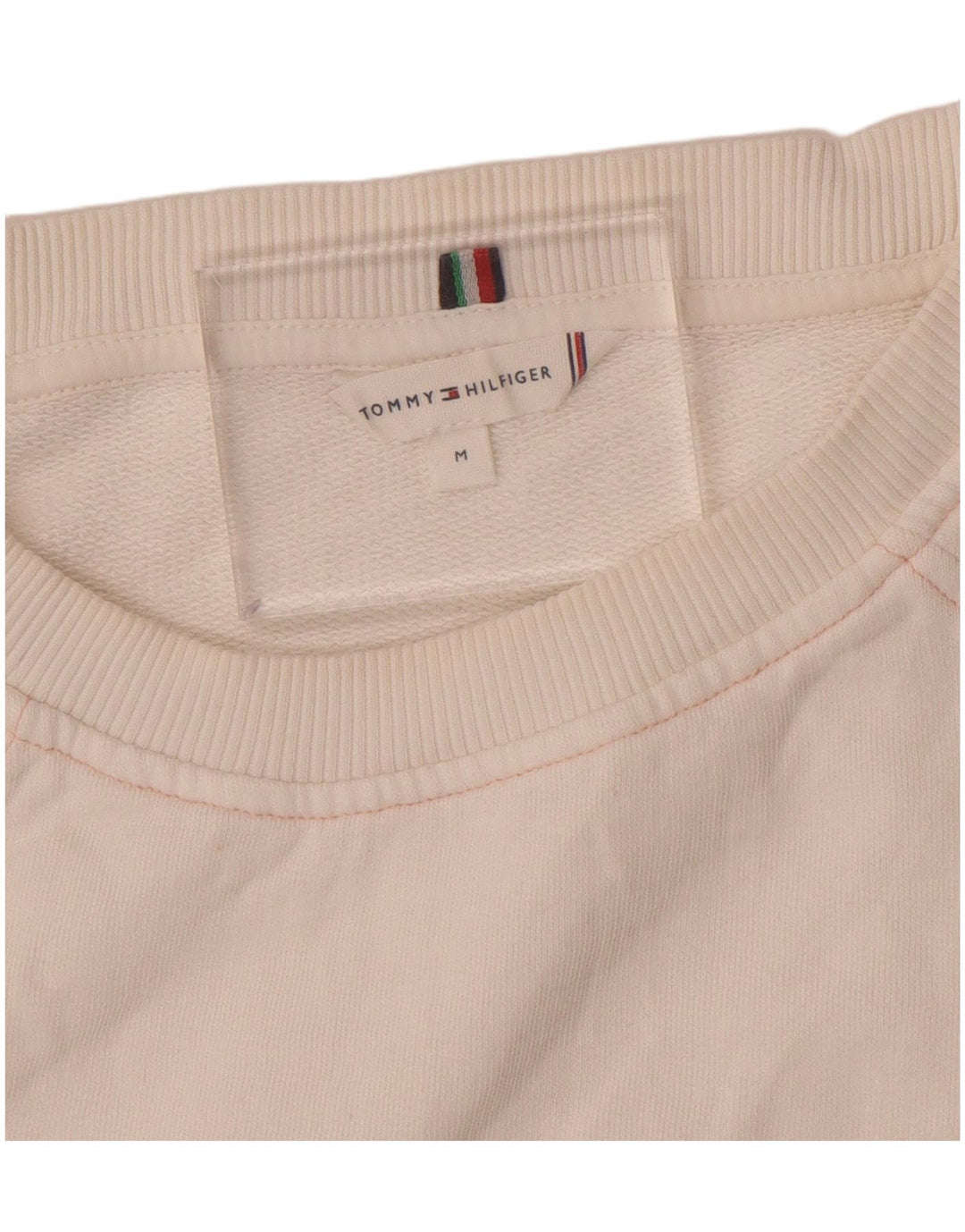 Felpa da donna con maniche a 3/4 Tommy Hilfiger UK 14 Medium White