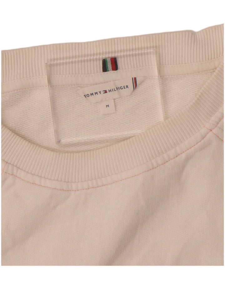 Felpa da donna con maniche a 3/4 Tommy Hilfiger UK 14 Medium White