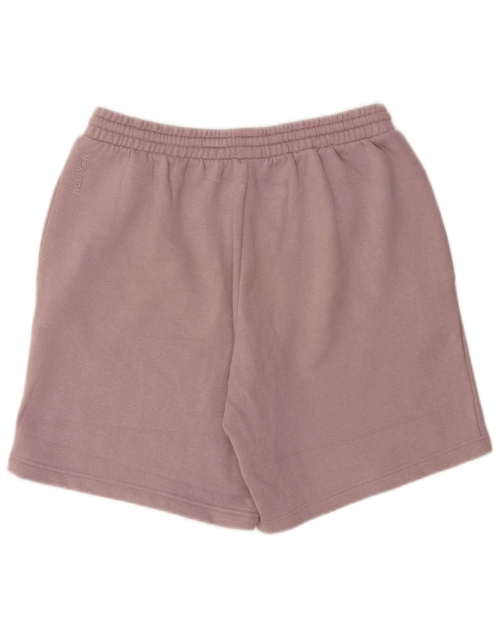Pantaloncini sportivi grafici da uomo Adidas in cotone rosa medio