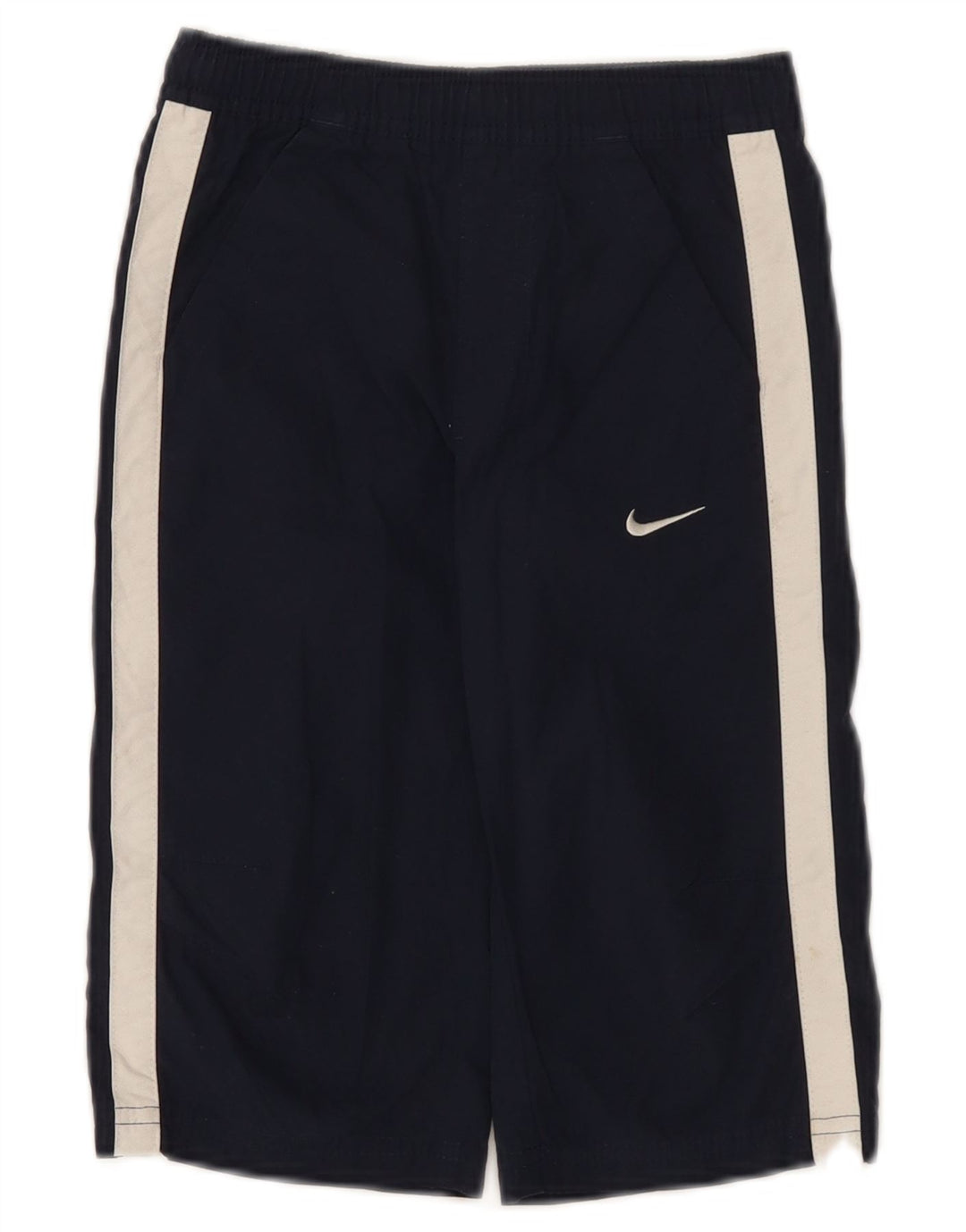 Pantaloncini sportivi Nike da ragazzo con grafica 5-6 anni, blocco colore blu navy medio