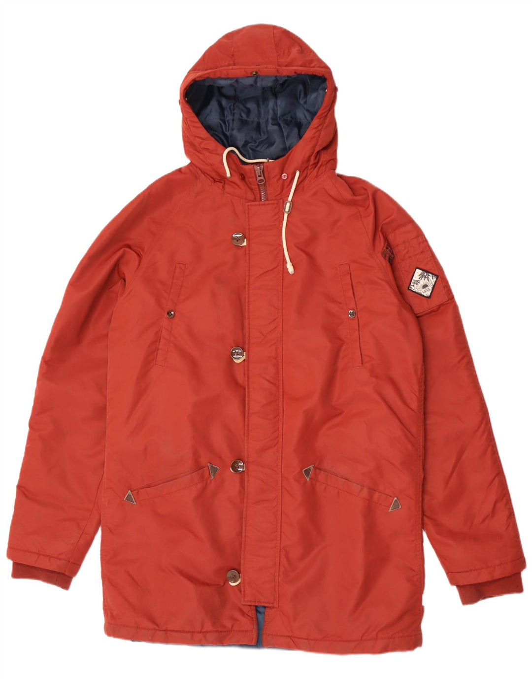 Giacca Parka con cappuccio da uomo Vans UK 38 medio marrone