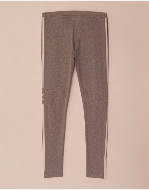 Leggings Adidas da donna UK 14 cotone grigio medio
