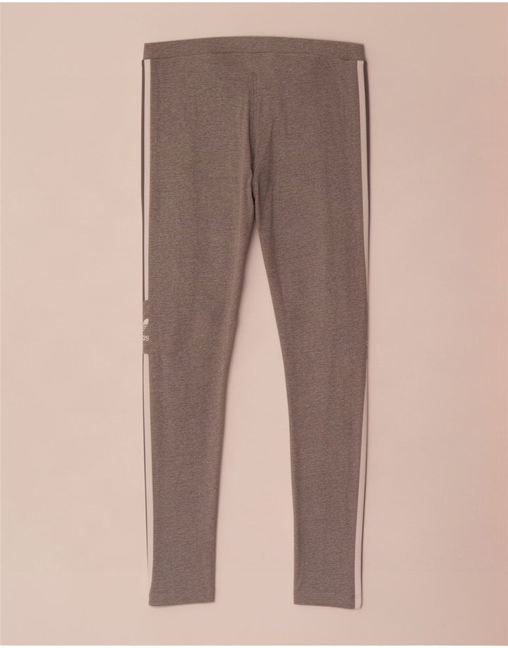 Leggings Adidas da donna UK 14 cotone grigio medio