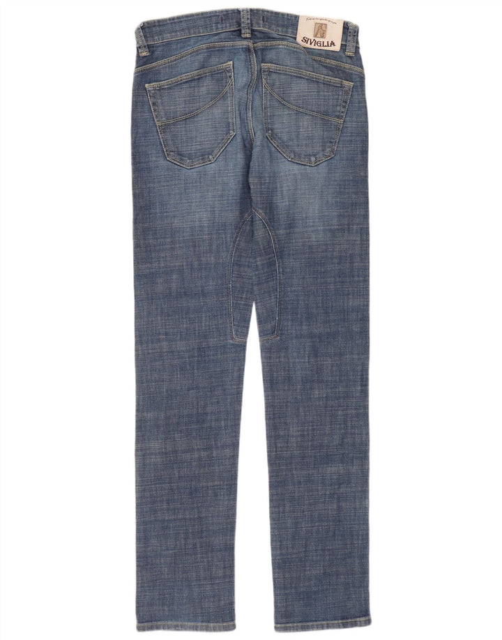 Jeans Slim Donna SIVIGLIA W30 L32 Blu Cotone