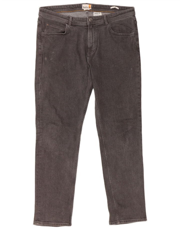 Jeans slim elasticizzati da uomo Timberland W38 L32 cotone grigio