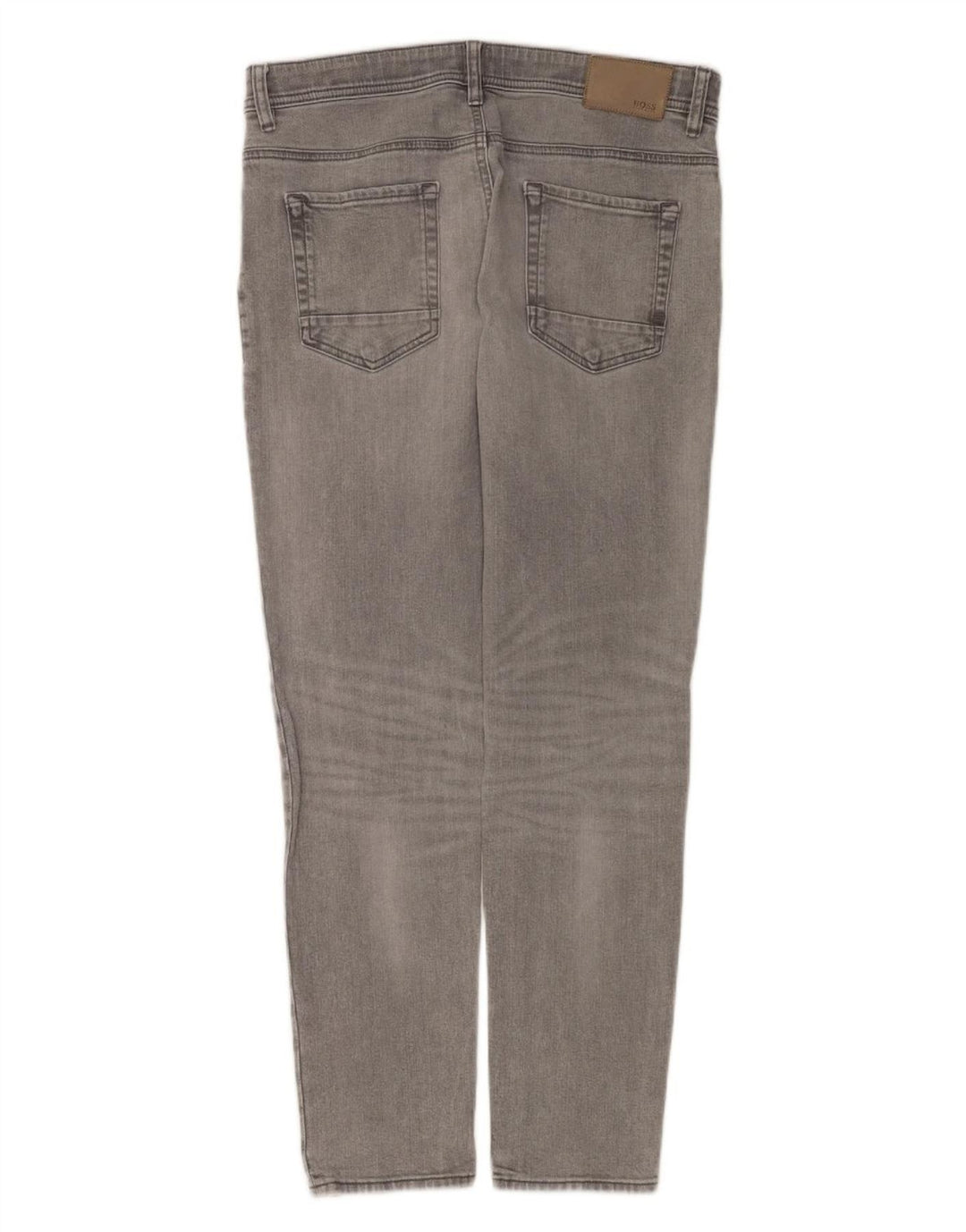 Jeans slim da uomo Hugo Boss W34 L32 cotone grigio