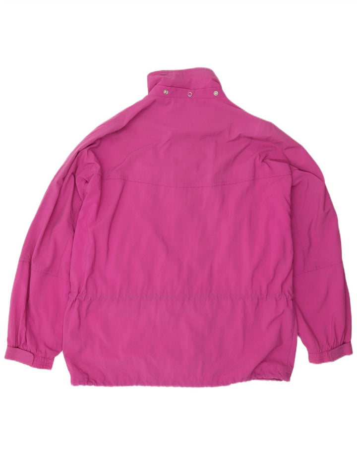 Giacca da tuta oversize da donna Diadora UK 14 poliammide viola medio