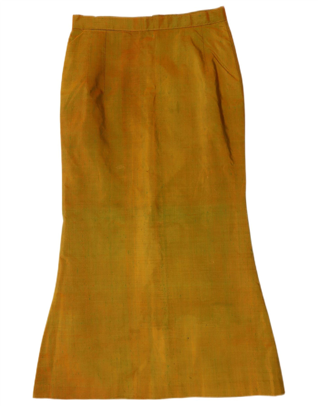 Gonna a tulipano da donna VINTAGE W28 giallo medio screziato