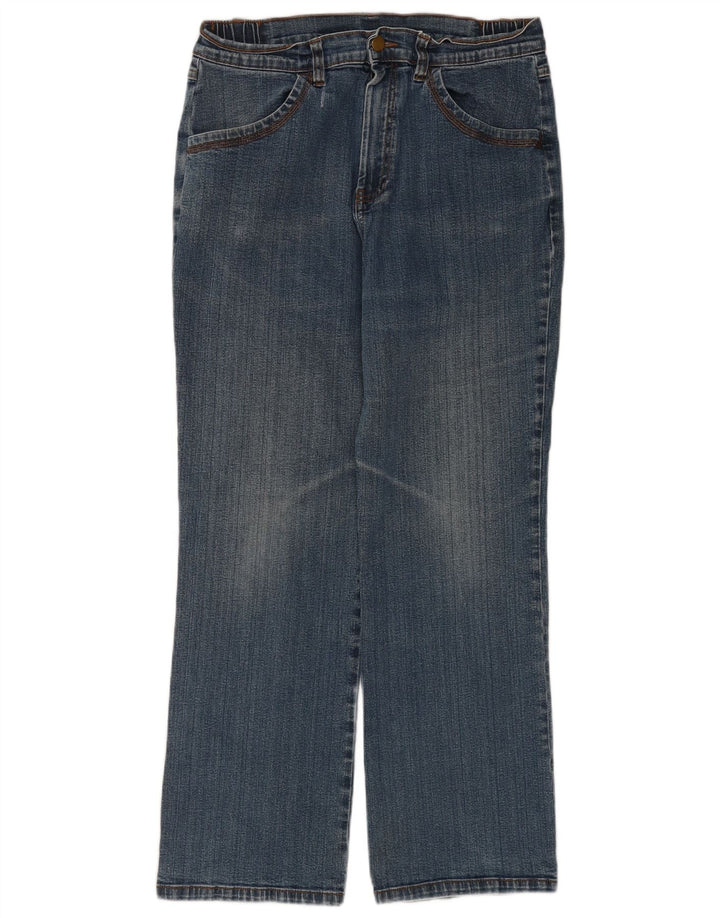 Jeans dritti da donna Marks & Spencer UK 14 medio W34 L28 cotone blu