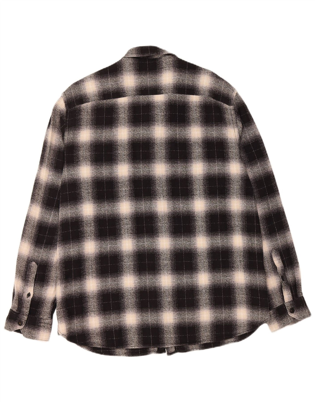 PEPE JEANS Camicia da uomo in flanella vestibilità regolare XL in cotone a quadri nero