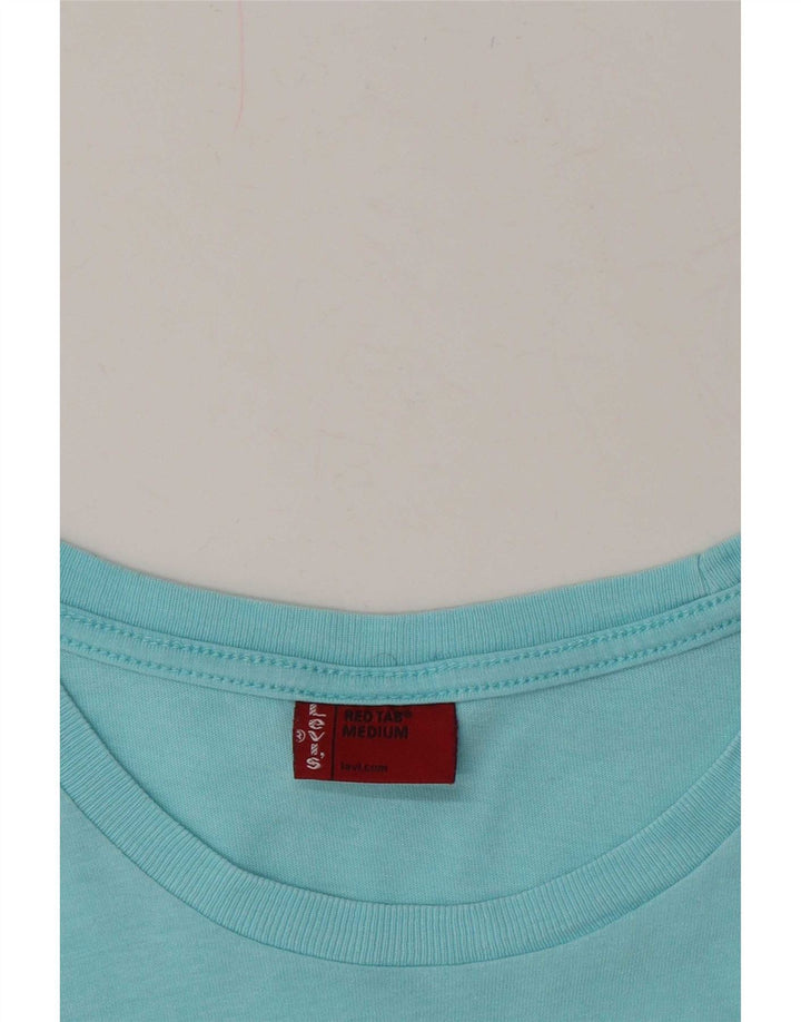 T-shirt grafica da donna Levi's Top UK 12 Blu medio