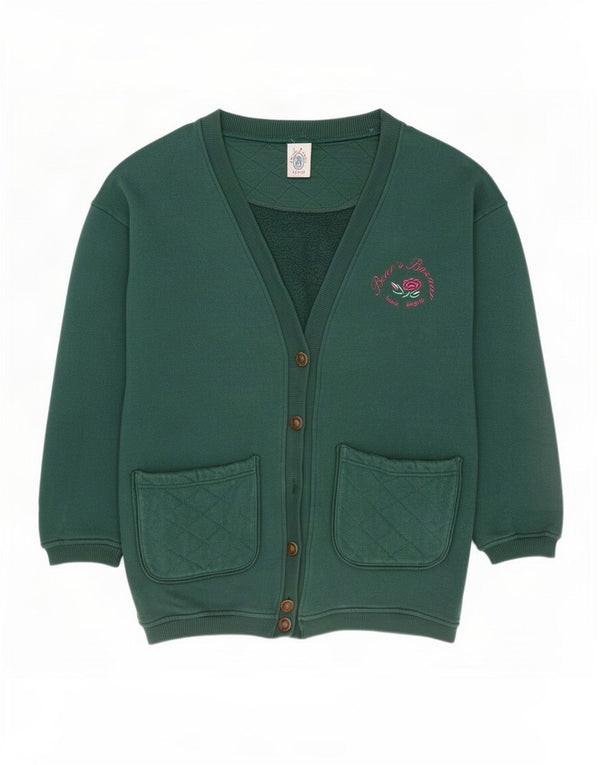 Laura Biagiotti Giacca da tuta da donna UK 18 XL Cotone verde