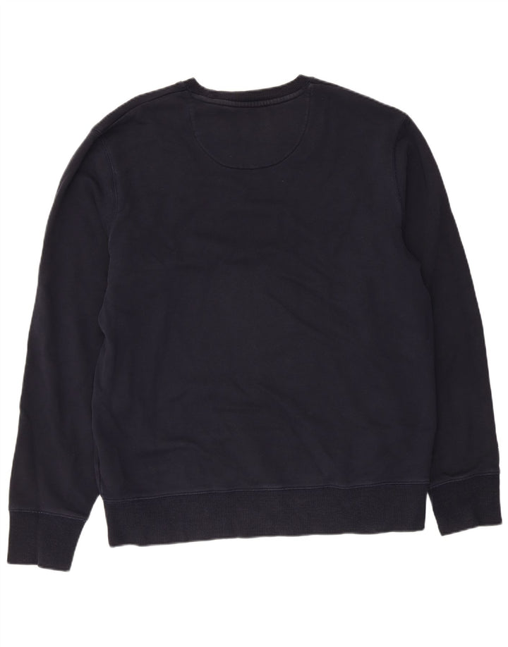 Lyle & Scott Felpa da uomo Maglione XL Blu navy in cotone