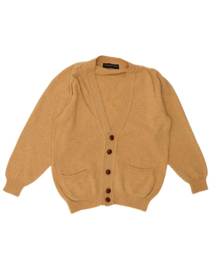 BRUNELLA GORI Maglione cardigan da donna UK 14 Large Beige