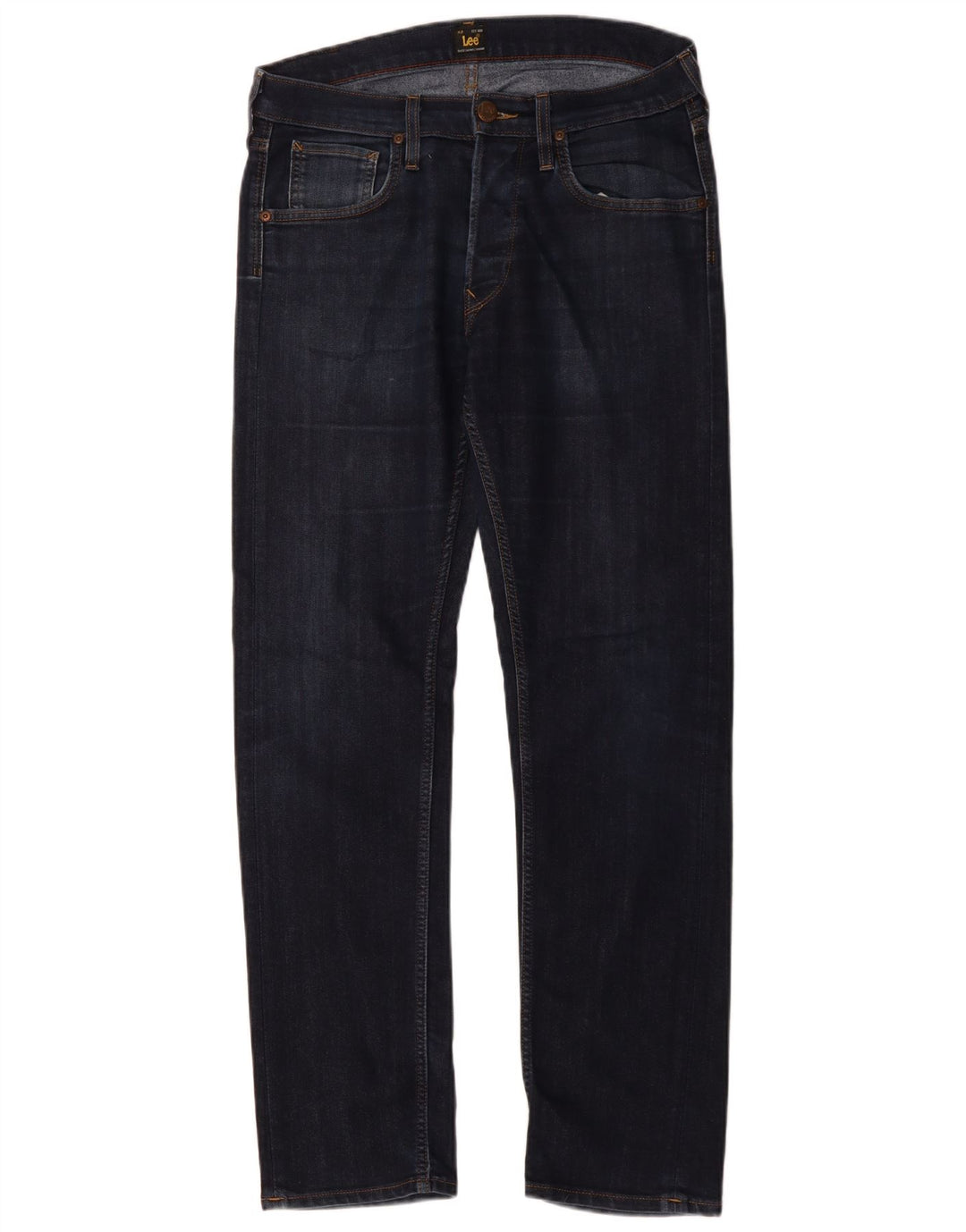 Jeans dritti da uomo LEE Daren W32 L32 in cotone blu navy