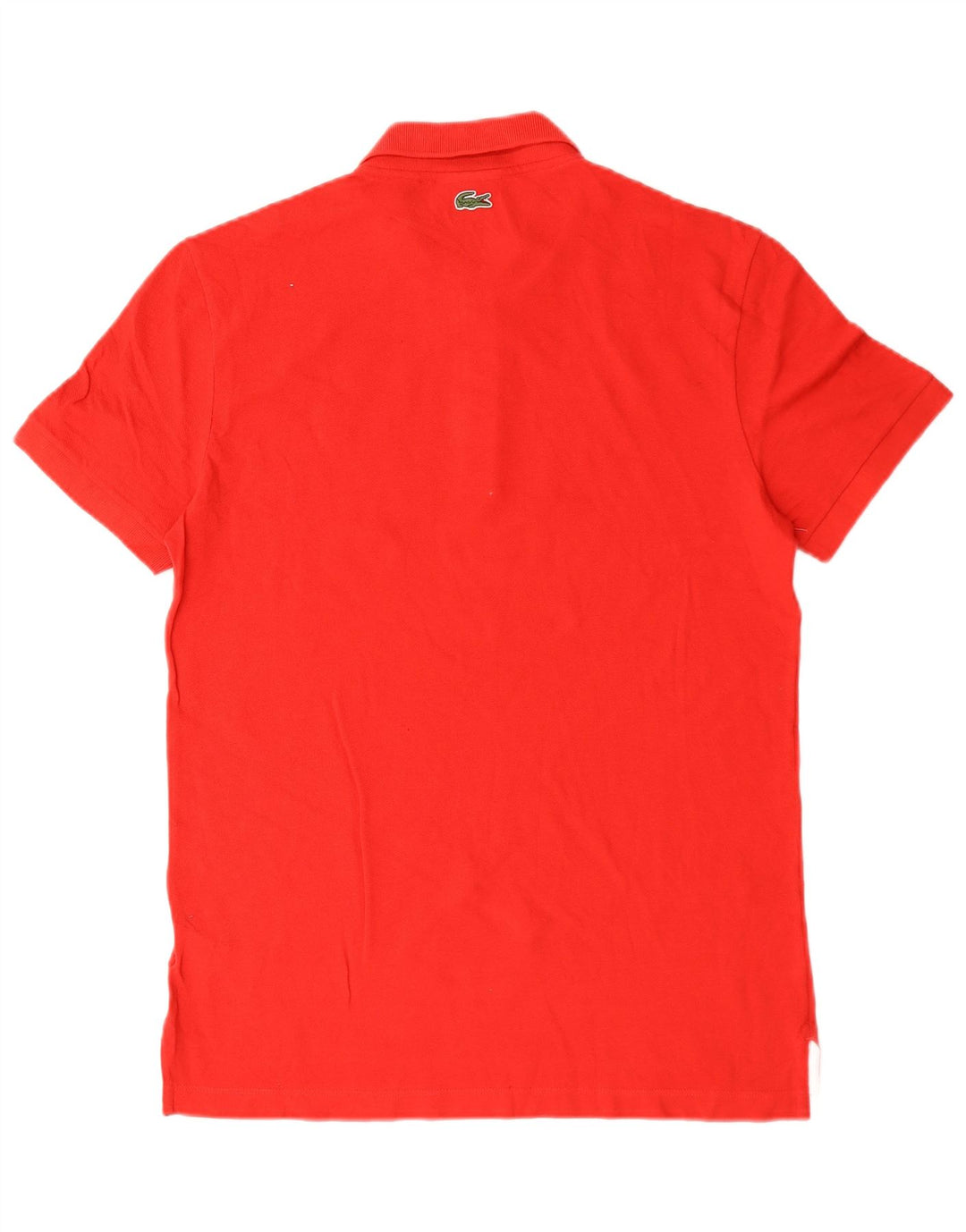 Polo Lacoste da uomo vestibilità regolare taglia 4 cotone rosso medio
