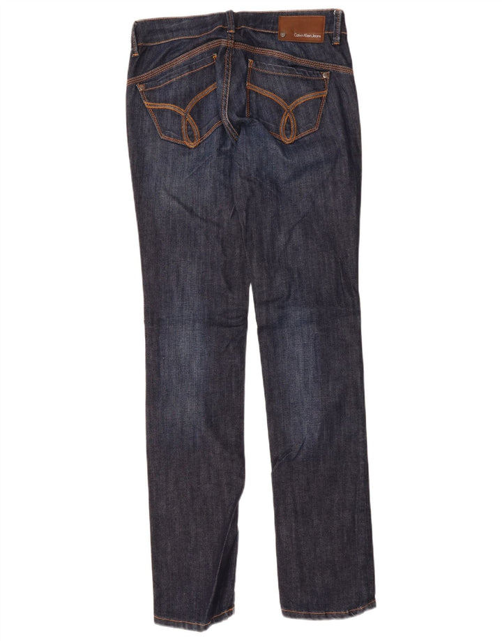 Jeans slim da donna Calvin Klein W30 L33 Blu navy