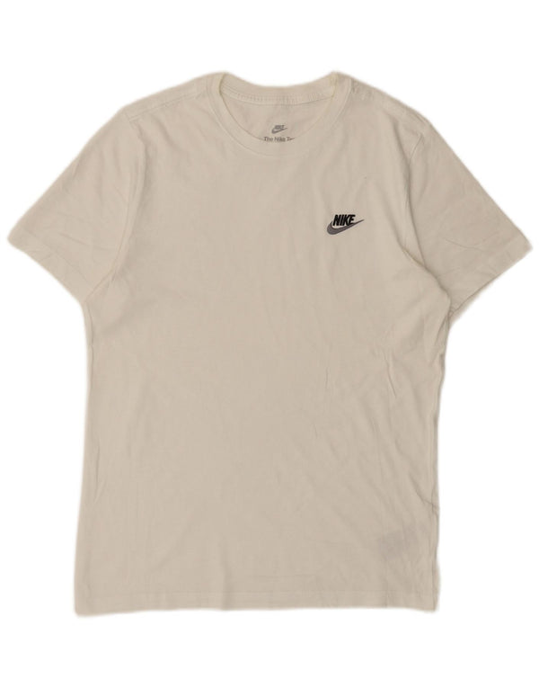 T-shirt Nike da uomo Top Small in cotone bianco